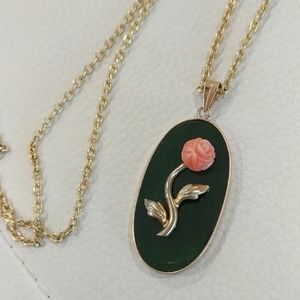 Rose Pendant Necklace